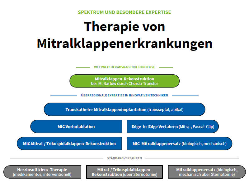 Therapie von Mitralklappenerkrankungen